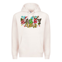 Pale Pink Sassy Claus Premium Hoodie - texasbilliewilder