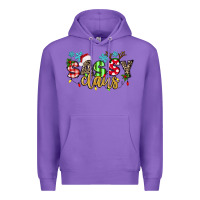 Purple Sassy Claus Premium Hoodie - texasbilliewilder