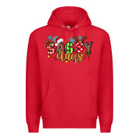 Red Sassy Claus Premium Hoodie - texasbilliewilder