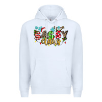 White Sassy Claus Premium Hoodie - texasbilliewilder