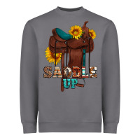 Storm saddle up cowboy western sunflowers Heavyweight Sweatshirt - Artiststas