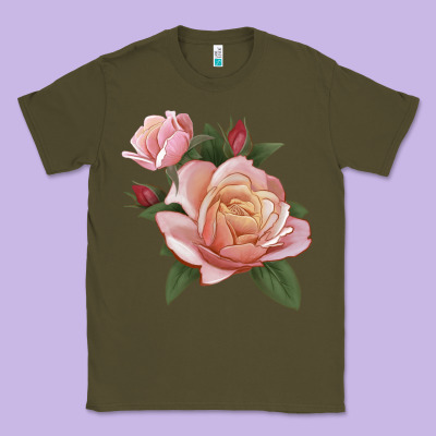 State Of Grace Rose Classic Tee Designed By Lillyallendesigns