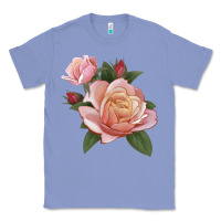 Colony Blue State Of Grace Rose Classic Tee - LillyAllenDesigns