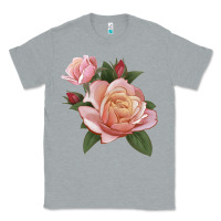 Heather Grey State Of Grace Rose Classic Tee - LillyAllenDesigns