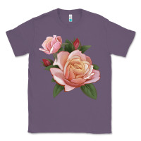 Lavender State Of Grace Rose Classic Tee - LillyAllenDesigns