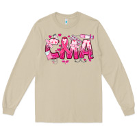 Mushroom breast cancer cma certified medical assistant Long Sleeve Tee - JahusDesignShop