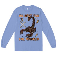 Colony Blue no rest for the wicked Long Sleeve Tee - MaliasSmallBusiness