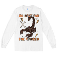 White no rest for the wicked Long Sleeve Tee - MaliasSmallBusiness