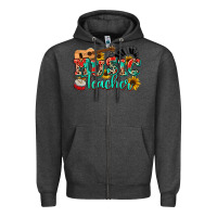 Charcoal Heather music teacher Zipper Hoodie - NancyCooperArtShop