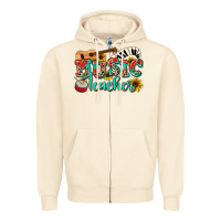 Sandshell music teacher Zipper Hoodie - NancyCooperArtShop