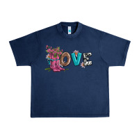 Navy valentines day love and boots Urban Heavy Tee - AdoDesignShop