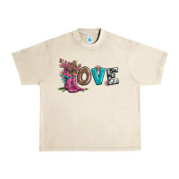 Sandshell valentines day love and boots Urban Heavy Tee - AdoDesignShop