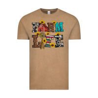 Vintage Coffee western farm life Vintage Tee - Artiststas