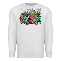 Oatmeal Heather Football Mom Premium Sweatshirt - Bettercallsaul
