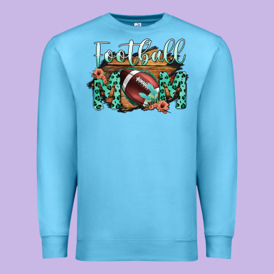 Football Mom Premium Sweatshirt Designed By Bettercallsaul