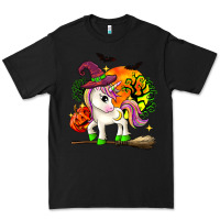 Black halloween unicorn Premium Tee - Zillion Design Studio
