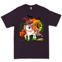 Plum halloween unicorn Premium Tee - Zillion Design Studio