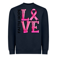 Navy faith hope love Heavyweight Sweatshirt - AdoDesignShop
