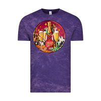 Cloud Purple christmas champagne bottle and champagne's Vintage Tee - AdoDesignShop