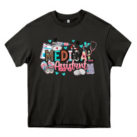 Asphalt medical assistant Heavy Core Tee - BarkalooDesign