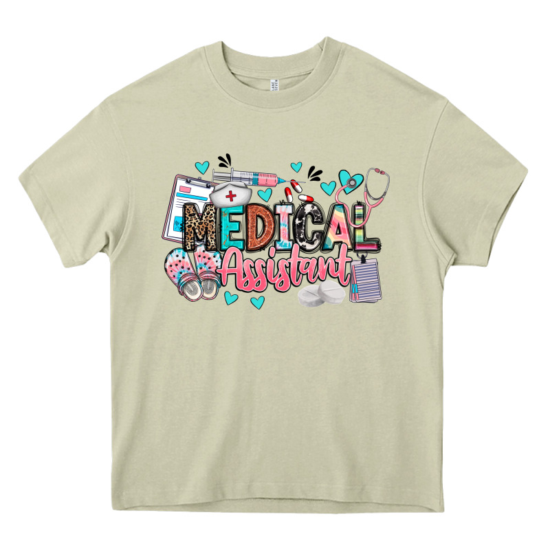 Medical Assistant Heavy Core Tee by BarkalooDesign | Teevron