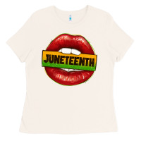 Bone juneteenth lips Ladies Tee - texasbilliewilder