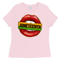 Juneteenth Lips Ladies Tee | Teevron