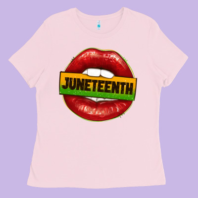 Ladies Tee juneteenth lips