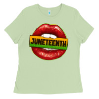 Matcha juneteenth lips Ladies Tee - texasbilliewilder