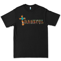 Black thankful pumpkin cross Premium Tee - RanaPortraitStore