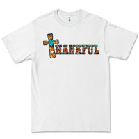White thankful pumpkin cross Premium Tee - RanaPortraitStore