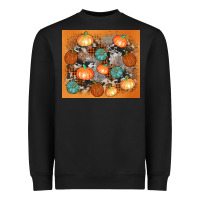 Black cowhide pumpkin Heavyweight Sweatshirt - AdoDesignShop