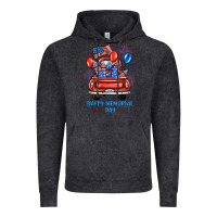 Vintage Black happy memorial day farm truck Vintage Hoodie - JahusDesignShop