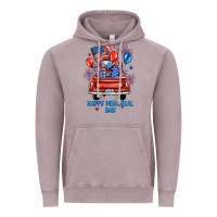 Happy Memorial Day Farm Truck Vintage Hoodie | Teevron