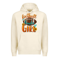 Tofu Football kinda Girl Premium Hoodie - NancyCooperArtShop