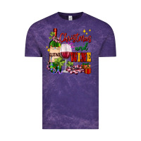 Cloud Purple Christmas and wine Vintage Tee - AdoDesignShop