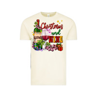 Vintage Arctic Christmas and wine Vintage Tee - AdoDesignShop