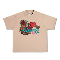 Burro valentines day howdy and boots Urban Heavy Tee - AdoDesignShop