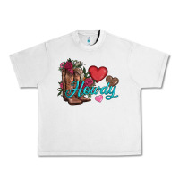 Lunar Rock valentines day howdy and boots Urban Heavy Tee - AdoDesignShop