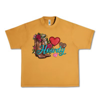 Peanut Butter valentines day howdy and boots Urban Heavy Tee - AdoDesignShop