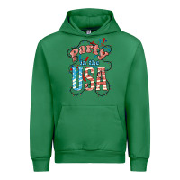 Emerald Party in the USA 4th of july Urban Hoodie - HowdyJamesFarm