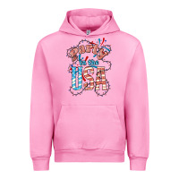 Fuchsia Pink Party in the USA 4th of july Urban Hoodie - HowdyJamesFarm
