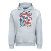 Heather Grey Party in the USA 4th of july Urban Hoodie - HowdyJamesFarm