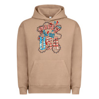 Pigment Burro Party in the USA 4th of july Urban Hoodie - HowdyJamesFarm