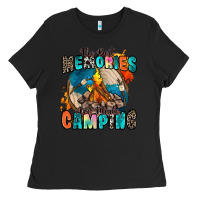 Black the best memories are made camping Ladies Tee - Zillion Design Studio