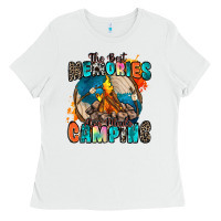 White the best memories are made camping Ladies Tee - Zillion Design Studio