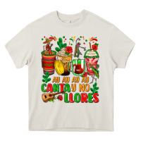 Cream ay ay ay ay canta y no llores coffee cups Heavy Core Tee - Zillion Design Studio
