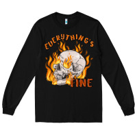 Black everything's fine Long Sleeve Tee - MaliasSmallBusiness