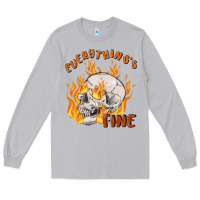 Moon Dust everything's fine Long Sleeve Tee - MaliasSmallBusiness