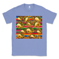 Colony Blue tacos and sunflowers with serape leopard background Classic Tee - BarkalooDesign